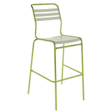 Schaffner Säntis Tabouret de bar à lattes Vert Clair 63 Vert pastel 64 