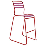 Schaffner Säntis Tabouret de bar luge à lattes Rouge 30 Rose 41 