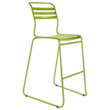 Schaffner Säntis Tabouret de bar luge à lattes Vert Clair 63 Vert Clair 63 
