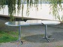 Schaffner Schaffhausen Table repas rabattable extensible ovale 160/218x95cm 