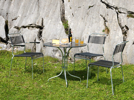 Schaffner St. Moritz Table repas rabattable Ø80cm 