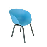 SIT Mobilia Boca Fauteuil repas alu anthracite Blue 67 