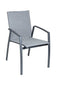 SIT Mobilia Limbo Fauteuil repas alu anthracite Charcoal Mouse Grey 25 