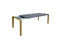 SIT Mobilia Olympia Turin Table à rallonge pivotante 210-270x95cm en teck avec Plateau céramique 
