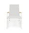 Solpuri Spa Chaise longue, empilable - Accoudoirs teck 