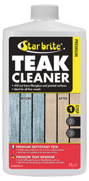 Starbrite Premiun Teak Cleaner, Produit de nettoyage pour Teck, Step 1 1 litre 