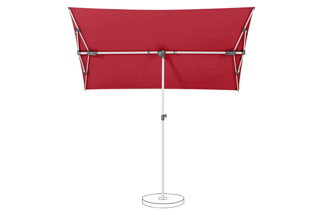 Suncomfort by Glatz Parasol Flex Roof 210x150cm Aurora red 064 