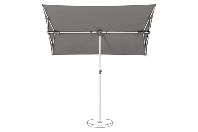Suncomfort by Glatz Parasol Flex Roof 210x150cm Stone grey 057 