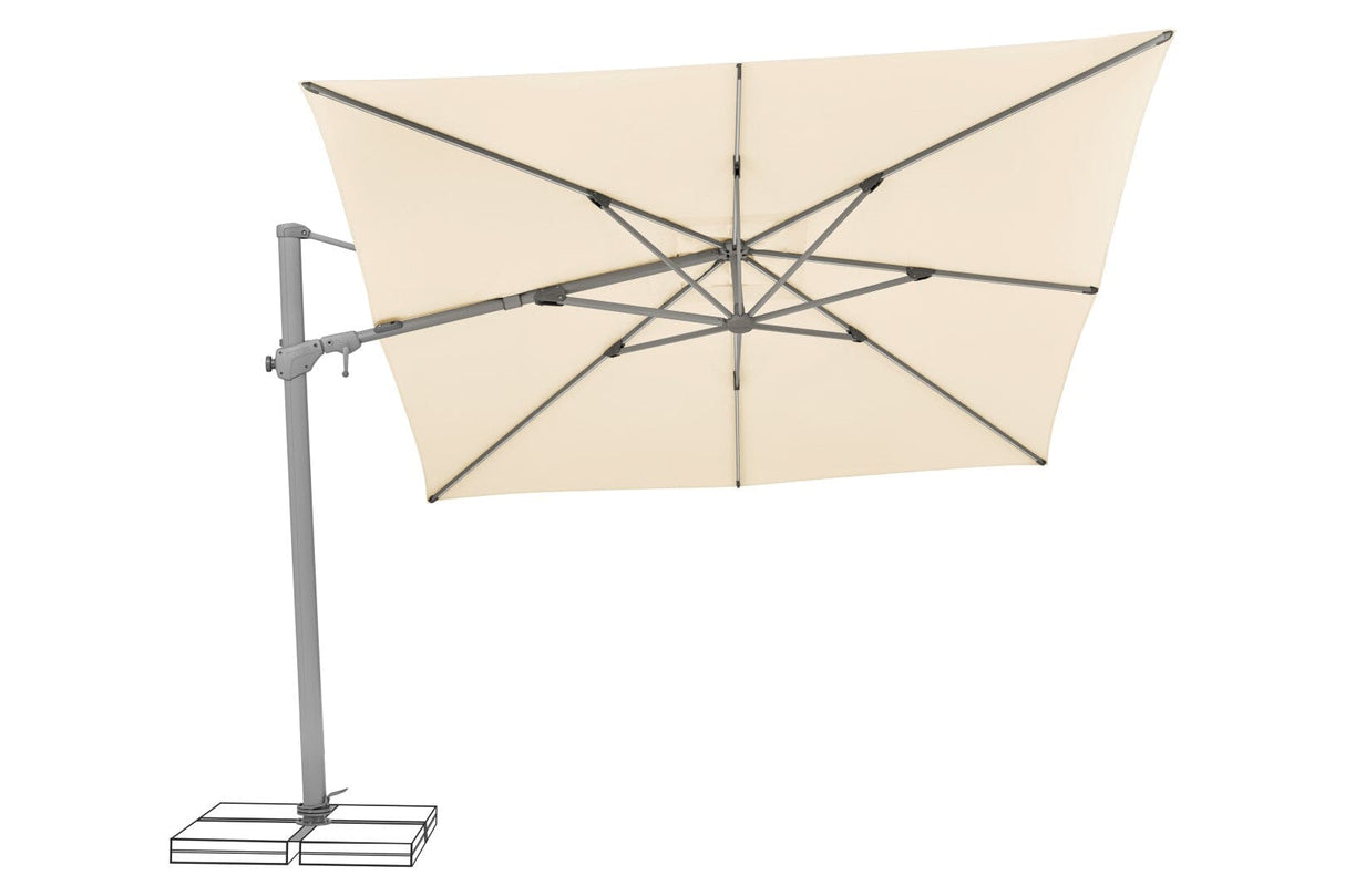 Suncomfort by Glatz Parasol Varioflex Ecru 040 300x300cm 