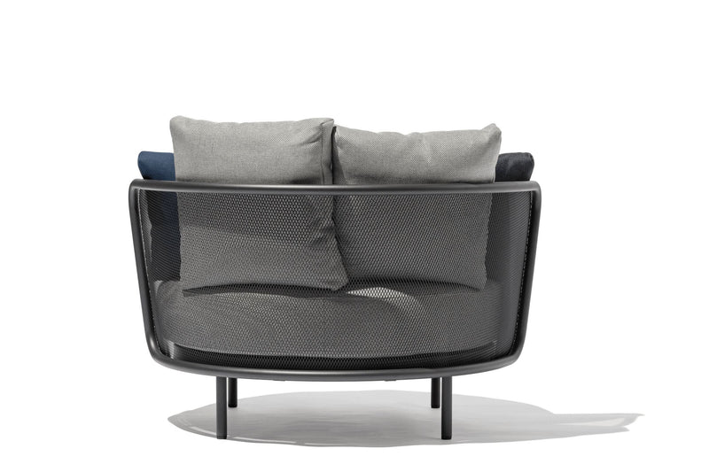Todus Baza Round Lounge chair, Coussins inclus 