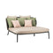Vincent Sheppard Kodo Daybed avec coussins Fossil Grey Set 2 Almond (Almond + Olive green + Blush) 
