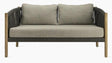 Vincent Sheppard Lento lounge Sofa 2.5S canapé avec coussins Assise: couleur Stone - Dossier: 2 coussins déco Stone 
