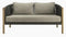 Vincent Sheppard Lento lounge Sofa 2.5S canapé avec coussins Assise: couleur Stone - Dossier: 2 coussins déco Stone 