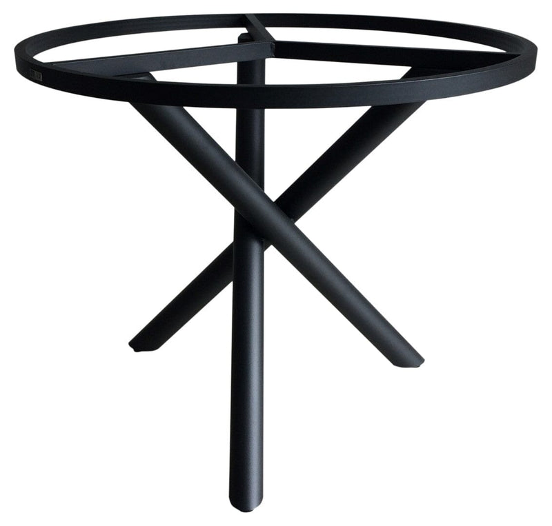 Zebra Mikado Piètement de table alu Ø 90cm pour plateaux Ø110cm Graphite 