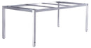 Zebra Opus Piètement de table en inox 160x90cm H:74cm Inox 