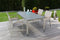 Zebra Opus Piètement de table en inox 180x100cm H:75cm 