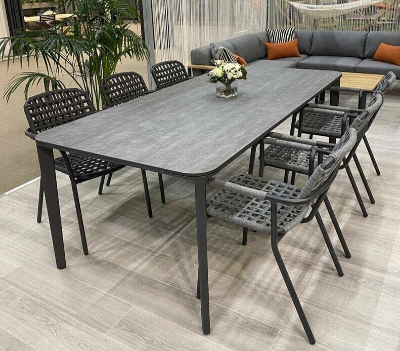 Zebra Taro Piètement pour table repas 210x100cm H:74cm 