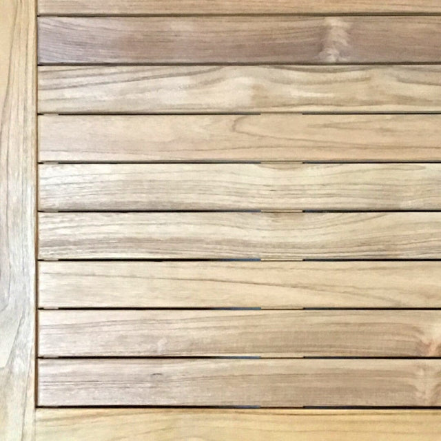 Zebra TECK Plateau de table 180x100cm Bois Teck 