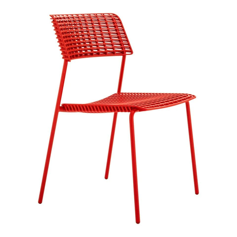 Zumsteg Cala Z190 Chaise repas Assise 3D Rouge RAL 3000 