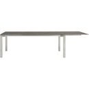 Zumsteg Spezia Table à double rallonges avec plateau céramique rectangulaire 